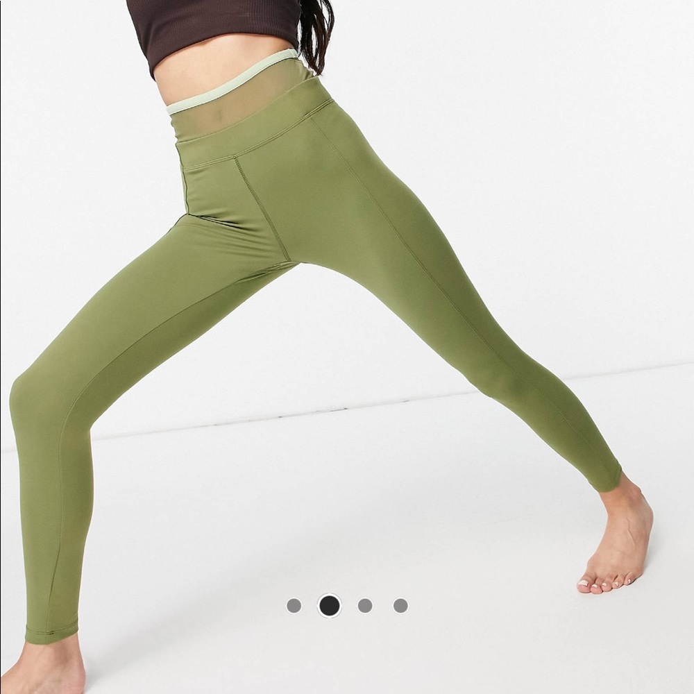 ASOS Green Mesh Top Leggings